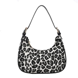 Leopard Print Small Shoulder Bag for Women