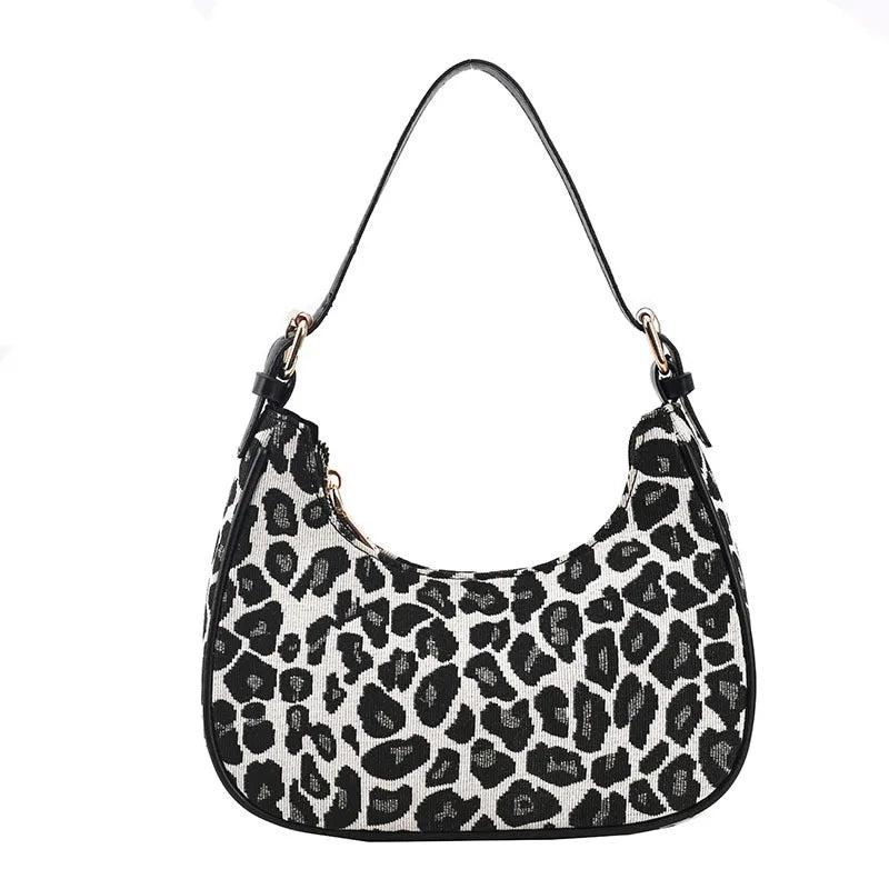 Leopard Print Small Shoulder Bag for Women