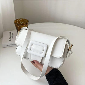 Flap Shoulder Bags for Women PU Leather Underarm Bag