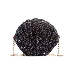 Sequins Small Shell Bag Shoulder Handbags Phone Money Pouch Chain Crossbody