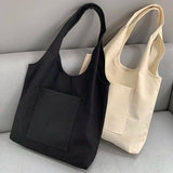 Large Capacity Canvas Shoulder Bag Harajuku Tote