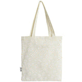 Casual Canvas Shoulder Bag with Large Capacity Embossed Daisy Handbag