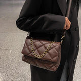 Shoulder Crossbody Bag for Women Retro PU Leather Handbag