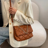Shoulder Crossbody Bag for Women Retro PU Leather Handbag