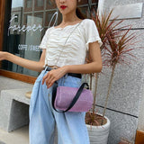 Glittering Chain Shoulder Messenger Bag Women Crossbody Handbag