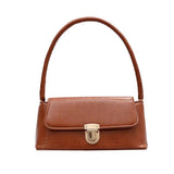 Women Shopping Bag Retro Casual Ladies Underarm Handbag Stone Pattern Shoulder B