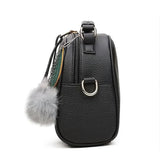 Women's Shoulder Bag Crossbody Handbag Travel Hairball Bag