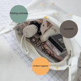 Canvas Small Shoulder Purse Handbag for Shopping Women