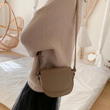 Small Crossbody Shoulder Bag Flap Tote Handbag for Women