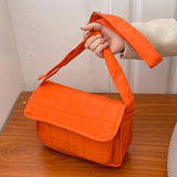 Rhombus Pattern Shoulder Bag Women's Crossbody Satchel