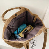 Women Canvas Tote Bag Print Large Shoulder Bag Retro Shopping Beach Bag