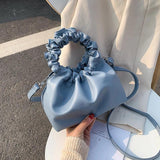 Vintage Ruched Shoulder Bags for Women