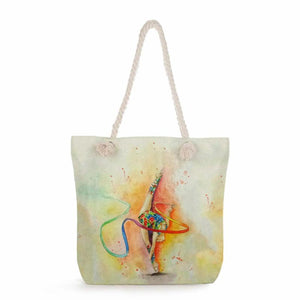 Watercolor Gymnastics Shoulder Bag