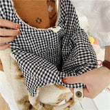 Soft Fluffy Fur Bear Shoulder Tote Bag Canvas Handbag