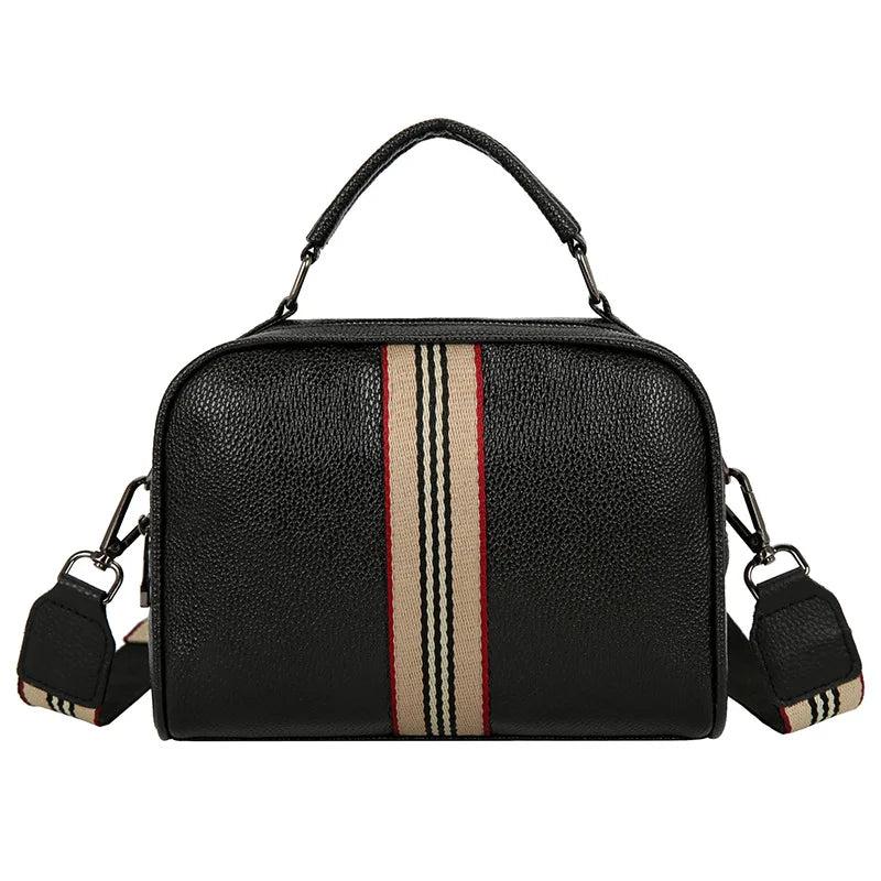 Vintage PU Leather Women Small Handbag and Purse Pillow Crossbody Bag