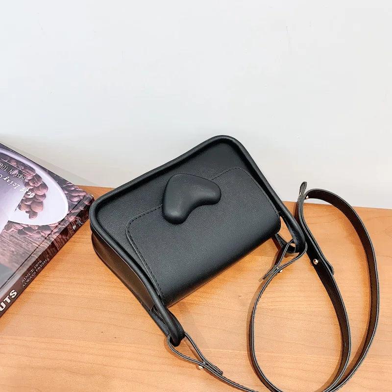 Girl One Shoulder Bag Small Square Bags Female Summer High PU Crossbody Bag