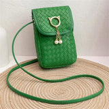 Small PU Leather Crossbody Bag for Women