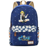 Anime Seven Deadly Sins Canvas Backpack Zipper Packsack