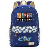 Anime Seven Deadly Sins Canvas Backpack Zipper Packsack