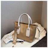Women Large Handbag Summer Shoulder Crossbody Bag Texture Underarm Bag