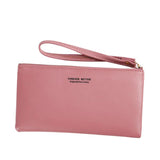 Women's Soft Leather Wallet Touch Screen Phone Purse Small Bag