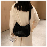 Classic Women Lady Cross Body Strape Small Satchel Messenger Bag