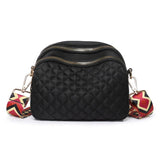 Waterproof Crossbody Shoulder Bag with Colored Strap