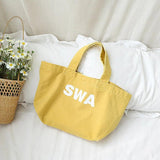 Japanese Casual Canvas Shoulder Bag for Women