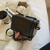 Vintage Women Messenger Bag Red Leather Clutch