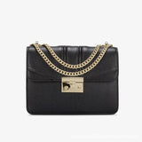Solid Chain Small Square Bag for Women Shoulder Messenger Bag