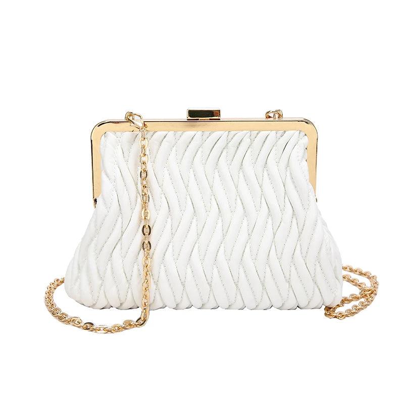 Women Chain Crossbody Shoulder Leather Bag Lady Hasp Lock Tote Purse Handbag