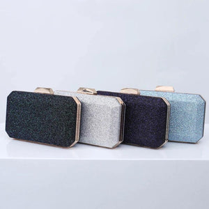 Sky Fall Handbags Bling Wedding Clutch Cross Body Bag