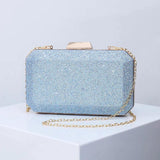 Sky Fall Handbags Bling Wedding Clutch Cross Body Bag