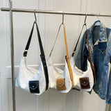 Women's Large Canvas Tote Bag with Pockets