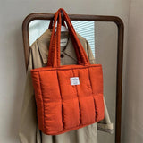 Women's High Capacity Tote Bag Cloth Top Handle Shopper Shoulder Handbag
