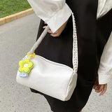 PU Leather Shoulder Bags Women Handbags Sling Underarm Bag