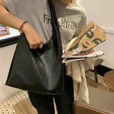 Large Casual Women Shoulder Bag PU Leather Tote Handbags