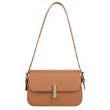 Retro PU Leather Shoulder Bag Texture Small Square Bag All-match Handbags