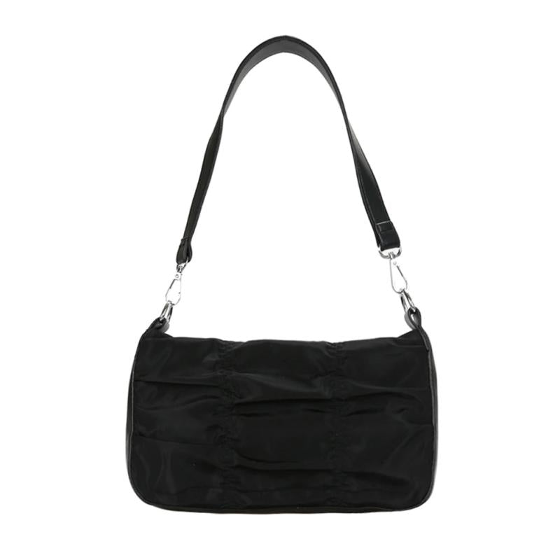 Pleated Women Shoulder Bags Oxford Ladies Hobos Purse Handbags