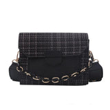 Women's Wide Strap Shoulder Bag Lady Handbag Purse