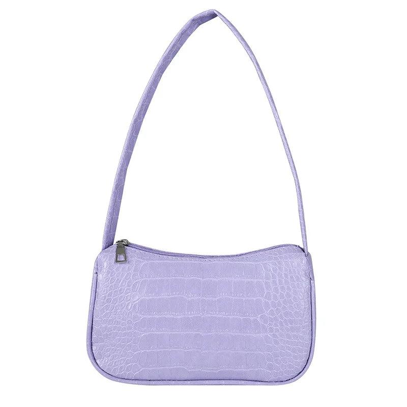 Crocodile Pattern Women's Shoulder Bag Crossbody Handbag