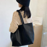Large Capacity One-Shoulder Handbag Shopping Tote Bag