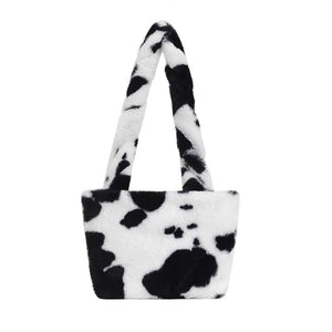 Winter Plush Messenger Bag Casual Women Totes Shoulder Bags Female Purse