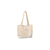 Embroidery Casual Tote Bags for Girls Large Capacity Canvas Shopper Bags