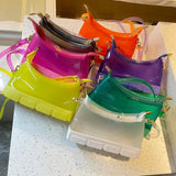 Jelly Crossbody Side Bag for Women Small Wallet Ladies Shoulder Bag