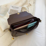 2022 New Women's Shoulder Bag PU Leather Cross-Body Handbag