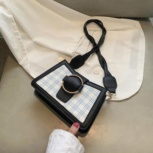 PU High Hot Girls Diagonal Shoulder Bag Casual Small Square Bag