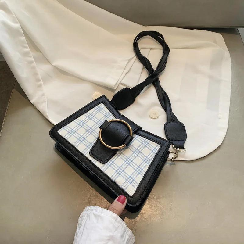 PU High Hot Girls Diagonal Shoulder Bag Casual Small Square Bag