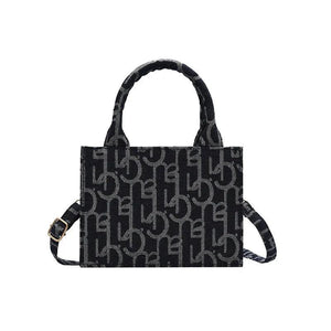 Women's Crossbody Bag Letter Pattern Messenger Bag Small Square Handbag