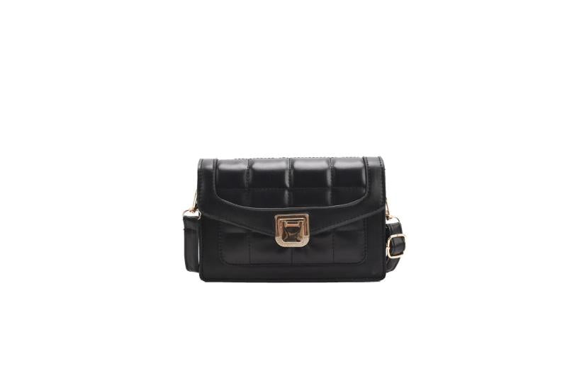 Women's PU Leather Shoulder Bag Small Square Daily Messenger Bag